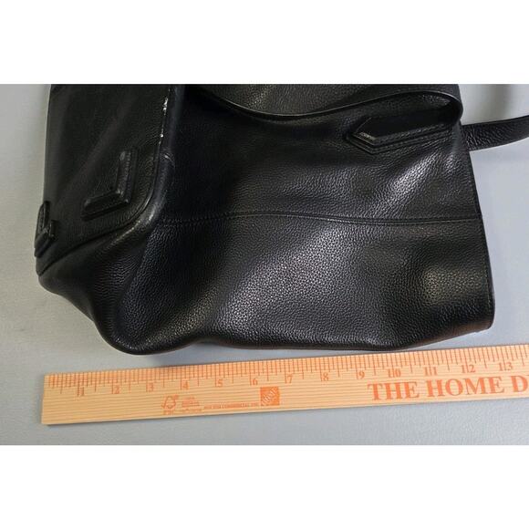 Hook & Albert Black Pebbled Leather Tote Bag Luxury - Picture 10 of 10